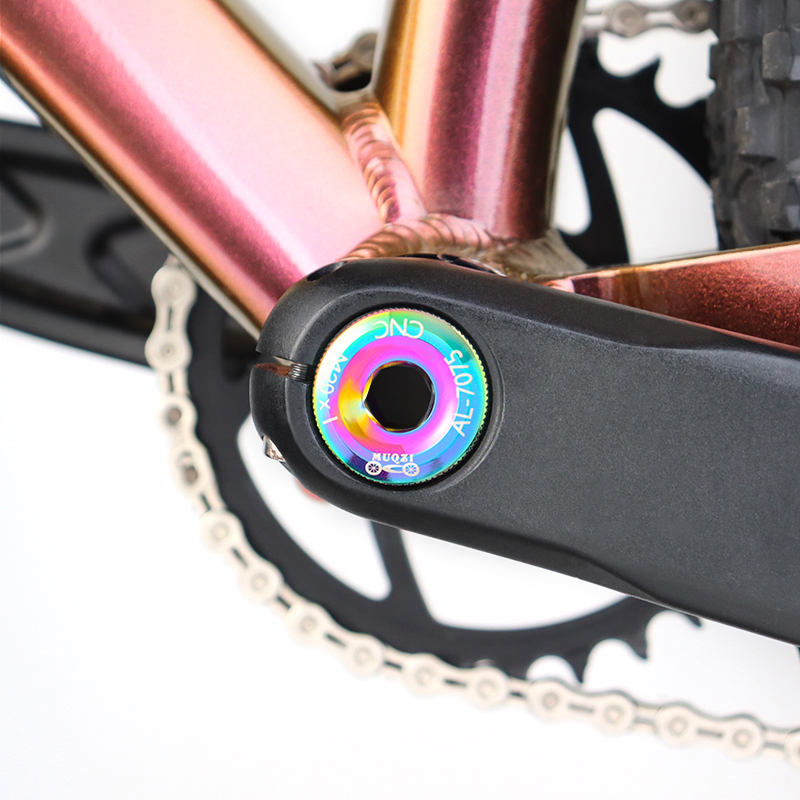 Tapa de tornillo de cubierta de manivela M20 MTB, cubierta de manivela de aluminio, montaje de bicicleta de carretera BMX, 10 colores