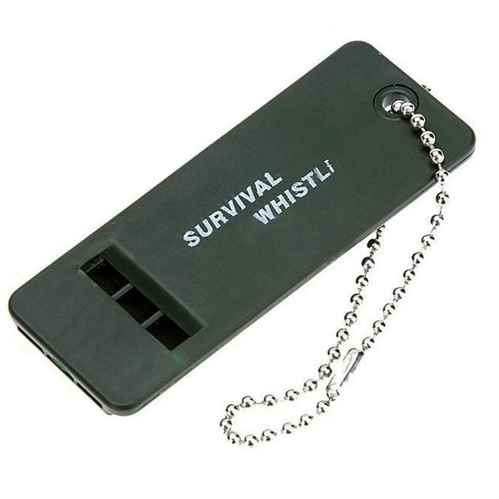High Decibel Survival Whistle, Caminhadas ao ar livre, Camping, Caça, Ferramenta de Emergência, 1-10pcs, 3-frequência