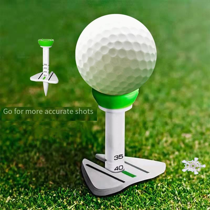 4Pcs Golfs Tees For Golfs Driver Training, Plastic Golfs Tees Low Resistance More Distance Consistent Height Tees