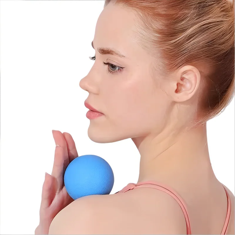 Tpe 6 ซม. Fascia Ball ผ่อนคลายกล้ามเนื้อเนื้อเยื่อลึกการออกกําลังกายกีฬาฟิตเนสโยคะนวด Trigger Point ความเครียดบรรเทาอาการปวด