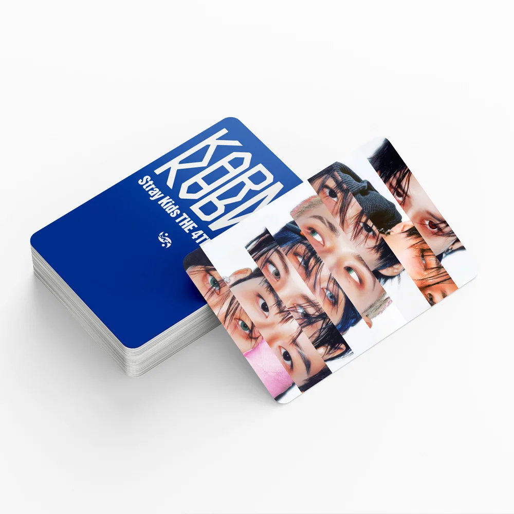 55pcs Straykids new album KARMA4th peripheral photo card skzoo album decoration commemorative lomo card