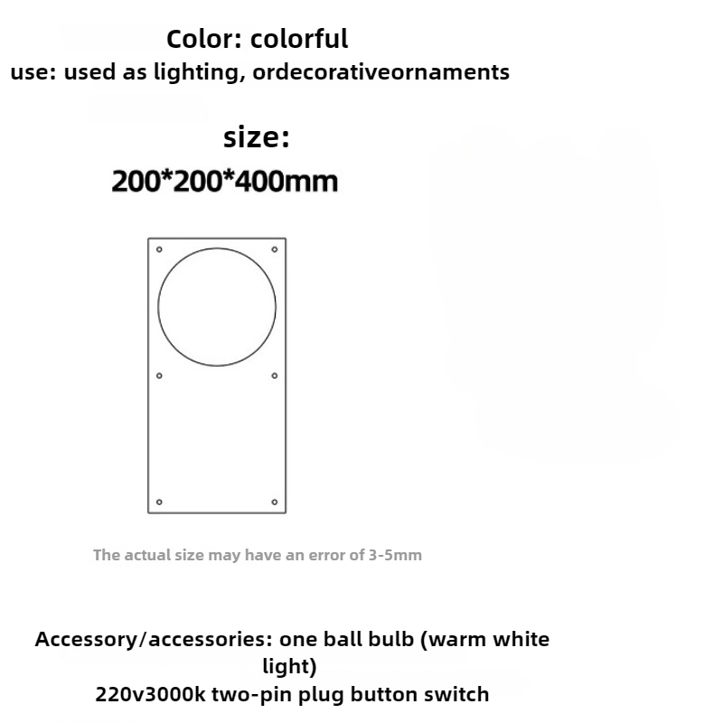 NEW Acrylic Thousand Layer Lamp Design Night Light Bedroom Living Room Atmosphere Light