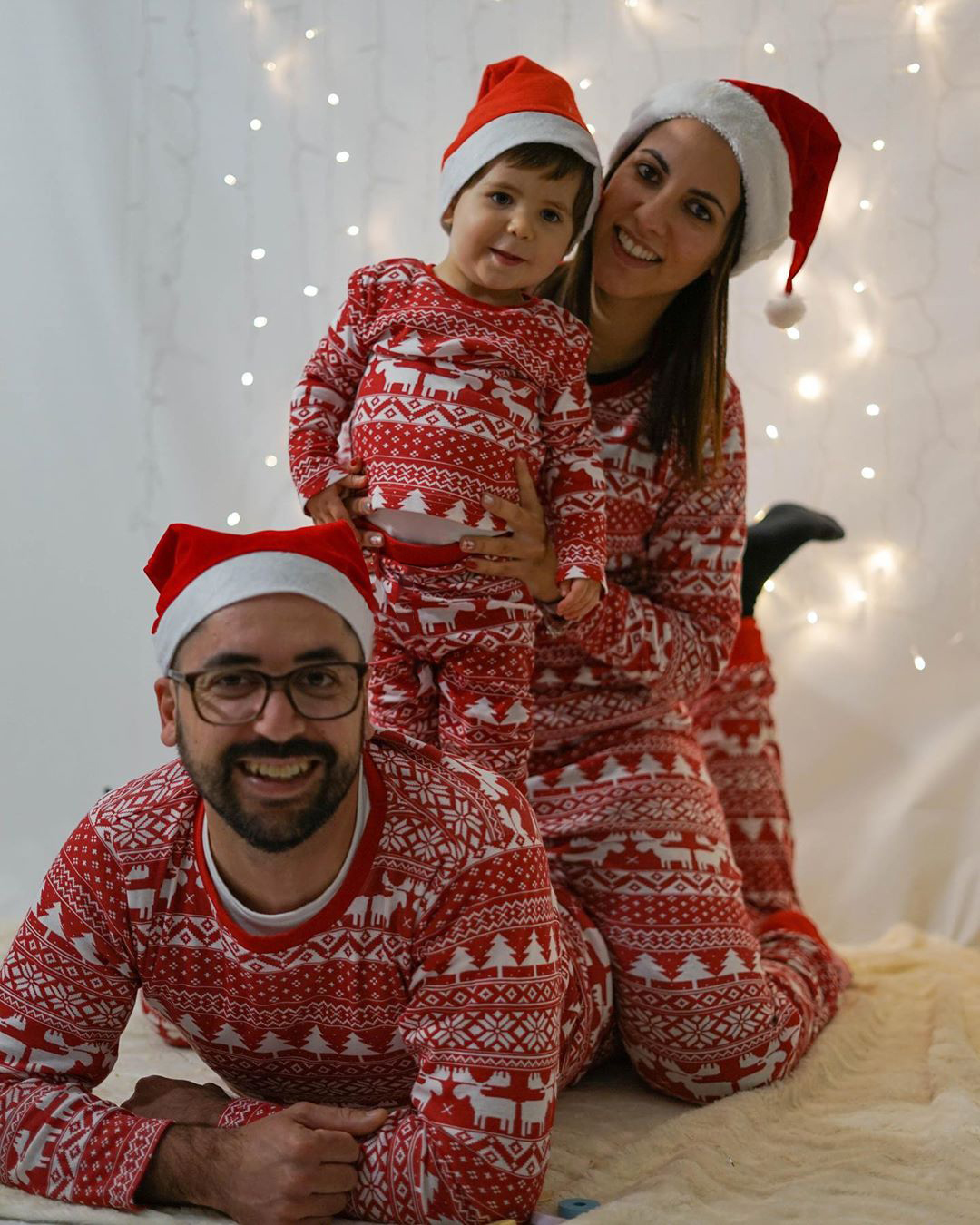 Ropa de mamá y yo, conjunto de pijamas de Navidad para la familia, ropa de dormir suave y bonita, traje de 2 piezas para adultos y niños, trajes de aspecto navideño, novedad de 2023