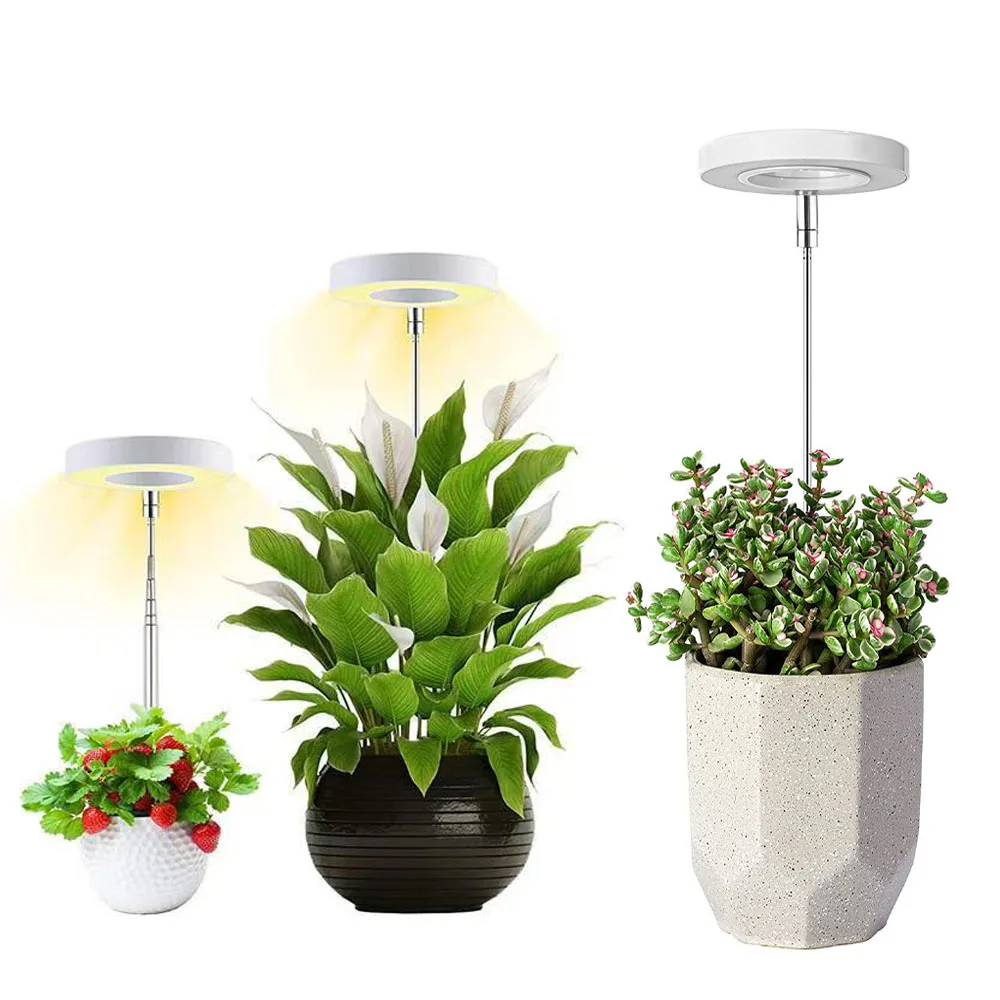 Solar-LED-Wachstumslicht mit vollem Spektrum für den Innenbereich, Dimmen mit vier Gängen, fleischige Viridiplantae, Teleskop-Fülllicht für Blumenböden
