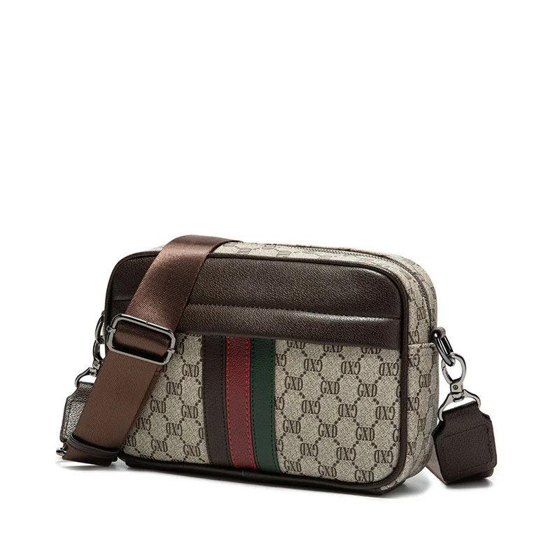 2024 กระเป๋าสะพายแฟชั่นสําหรับชายหนุ่ม Papular PU หนังกันน้ํา Crossbody กระเป๋าธุรกิจ Casual กระเป๋าขายส่ง