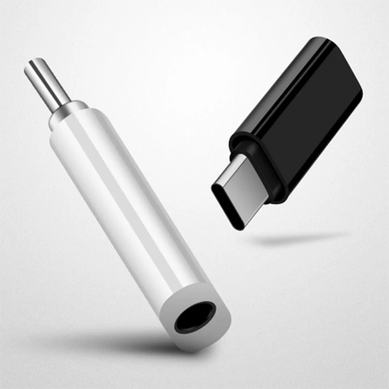 Type-C Adapter Male Type C to Female 3.5mm Adapter For Xiaomi Huawei LeEco TYPE-C3.1 interface Wired Earphone Adapter