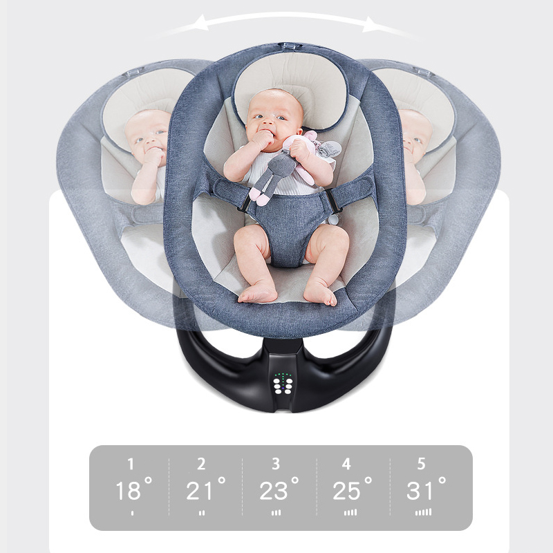 Cama de bebé, mecedora eléctrica para dormir, cama de bebé, cómoda silla multifuncional, sillón reclinable cómodo para bebé