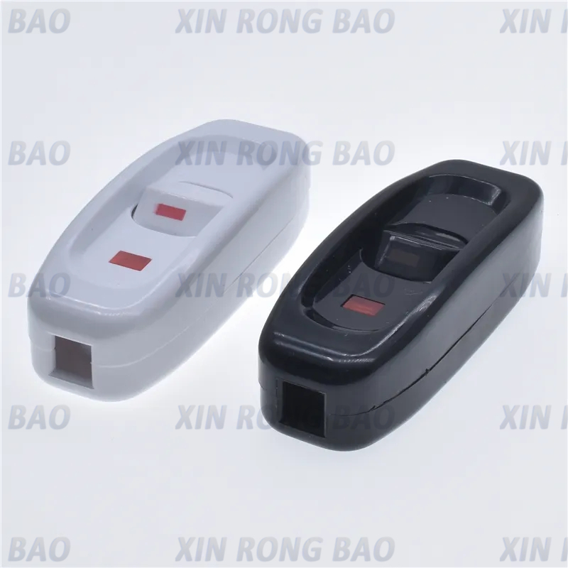 Appliance Switch Cord Switch Appliance Button On/Off 10A 250V Cord Cable Switch with LED Indicator Light for Lighting Products