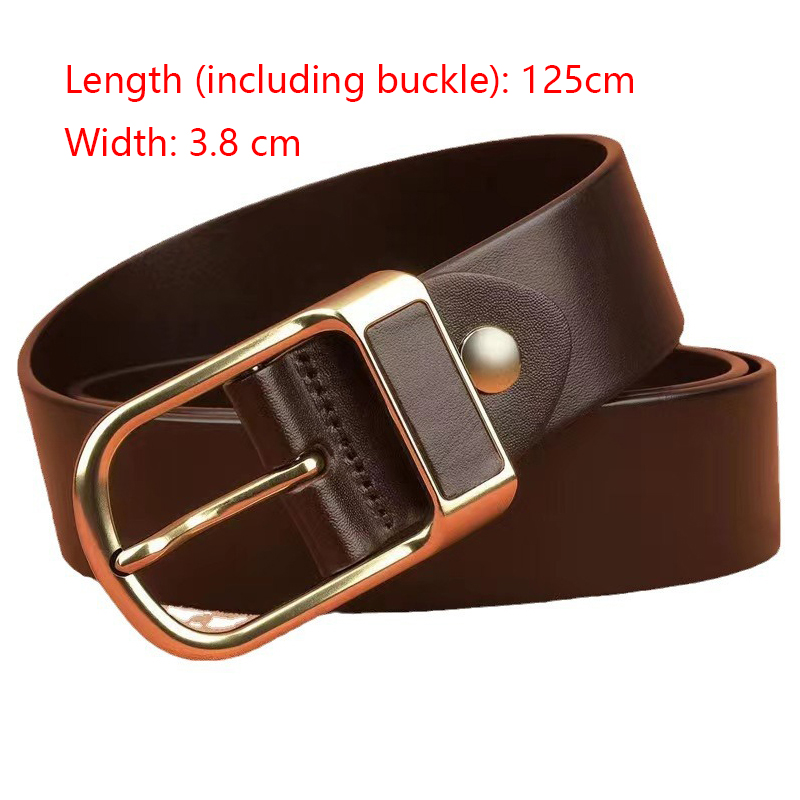 Cintura da Cowboy da lavoro, nuovo Design in pelle PU per uomo, cinture Casual in pelle di mucca con fibbia di alta qualità da uomo di moda