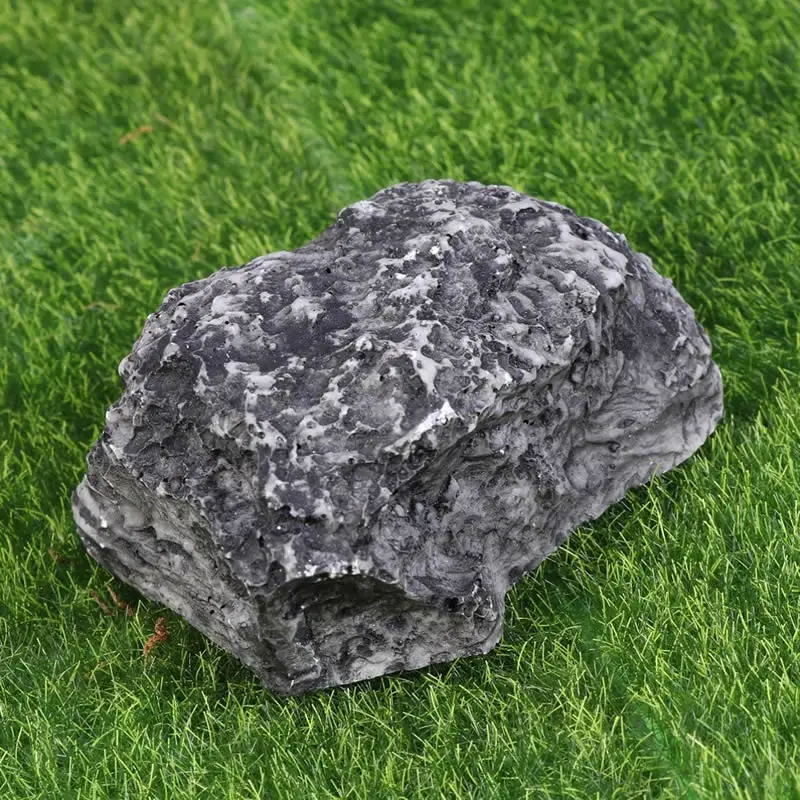 Sight Secret Rock Stone Shape อะไหล่กุญแจตู้เซฟกันน้ําซ่อนช่องเก็บสําหรับบ้านสวนกลางแจ้ง RV Key ตู้เซฟ