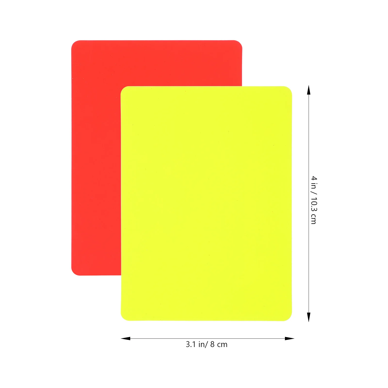 10pcs Referee Cards Set Red Yellow Judge Cards Football Soccer Standard Cards Score Sheets Notebook Judge Cards Accessories