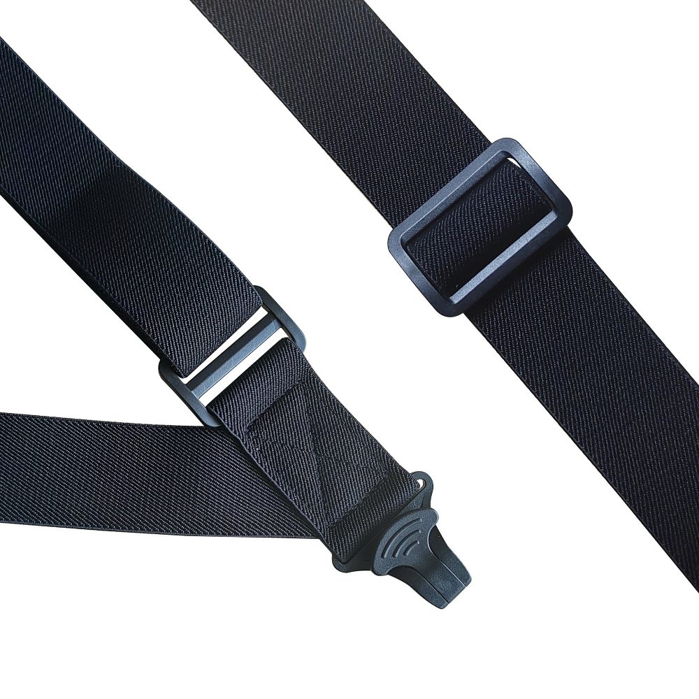 Suspenders for Men Work 3.8cm Wide 2 Plastic Clips Heavy Duty Big and Tall Trucker Suspenders Adjustable Elastic Trouser Braces