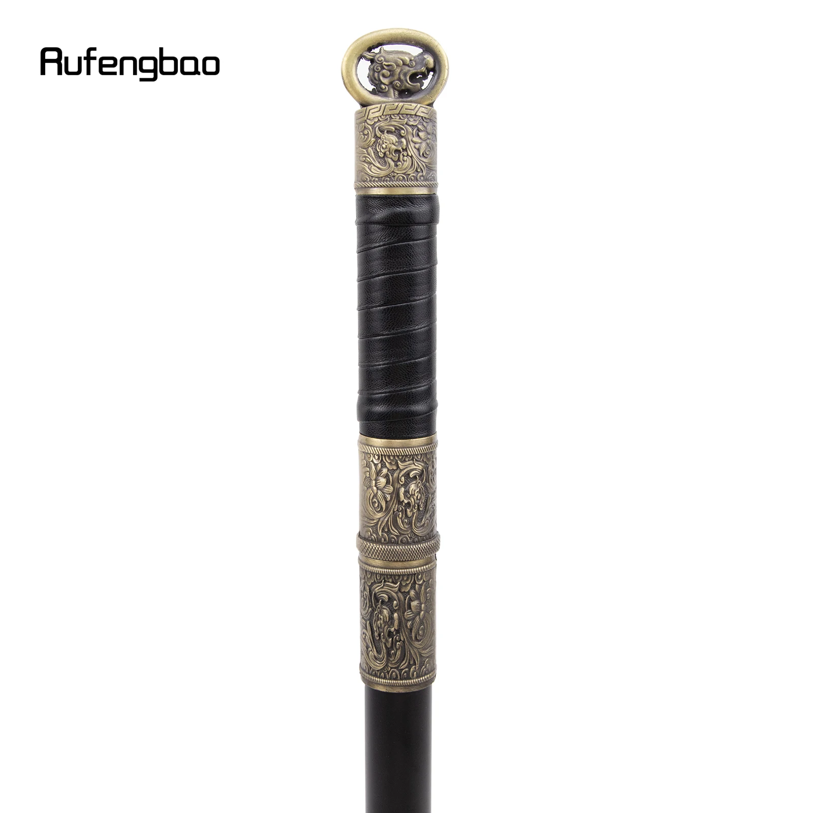 Kupfer schwarz Drachen griff Steampunk Gehstock Mode Gehstock Gentleman Luxus Crosier Knopf Gehstock 97cm