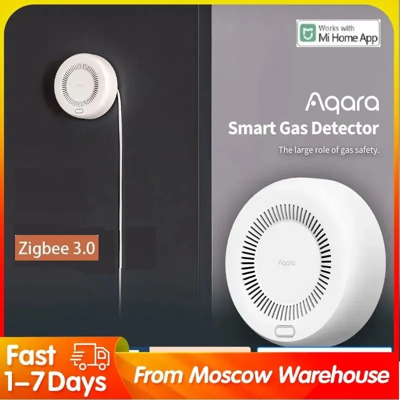Умный детектор природного газа Aqara Zigbee 3,0, датчики газа, интеллектуальная связь, безопасность, работа с приложением Xiaomi Home Homekit