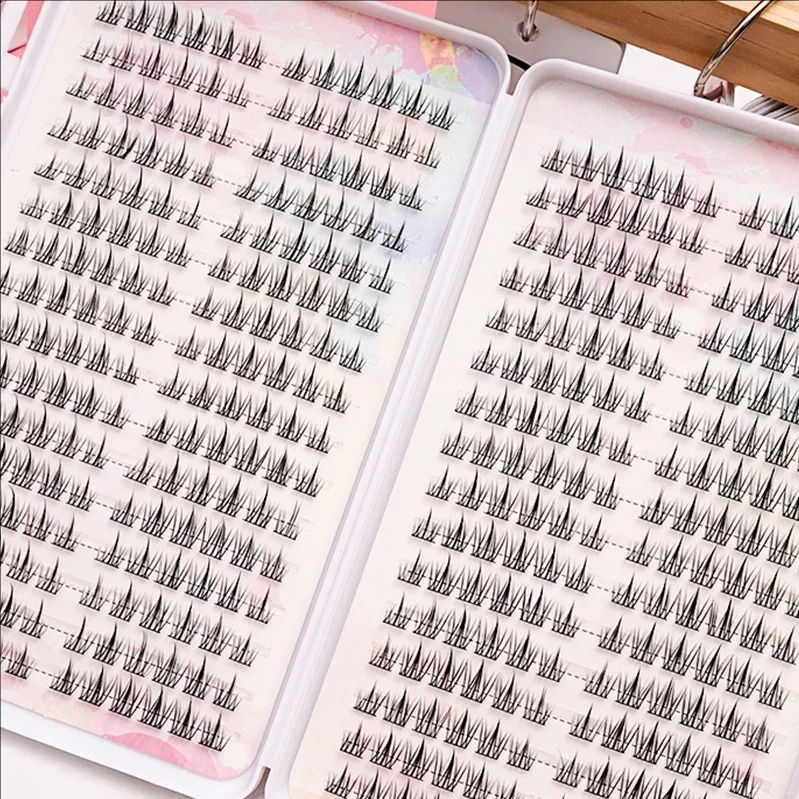 MJ Eyelash Extension Book, Beleza Lash, 32 linhas, alta qualidade, 384 Pcs