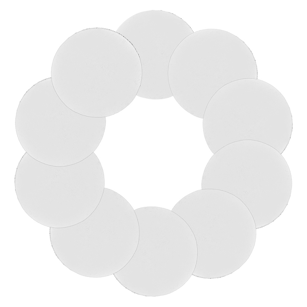 20-teiliges Mini-Schaumstoff-Pads-Set zum Mischen von Tinte, rund, Ersatz für Bastelarbeiten, Scrapbooking, Kunstprojekte, Tintenmischzubehör, Weiß