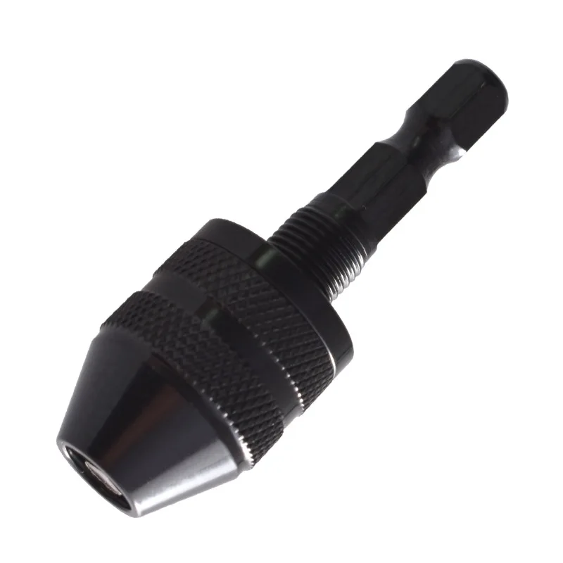 Mandril de broca multi keyless, ferramenta de conversão de 0.3-3.6mm, haste hexagonal de 1/4 ", adaptador de substituição rápida, conversor de mandril para broca elétrica, 1 peça