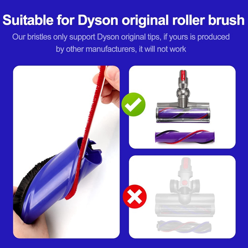 7 Chiếc, Chất Liệu Mềm Mại, Dây Cho Dyson V7 V8 V10 V11 Hút Đính Kèm Cán Bàn Chải Thay Thế Linh Kiện