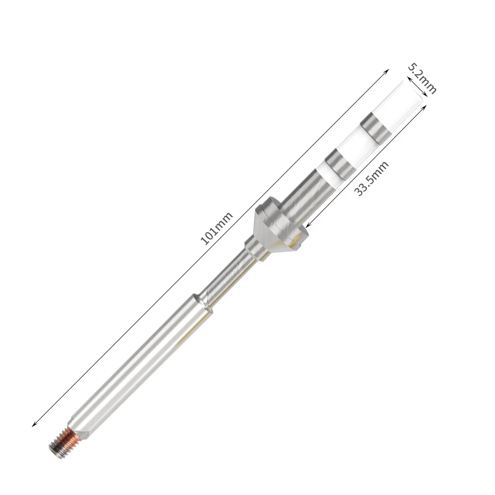 Punta de pistola para soldar TS100, tuerca de inserción térmica, punta de hierro, cabezal de rosca interna, M2-M8, Kit de inserción de tuerca de inserción de fusión en caliente de latón