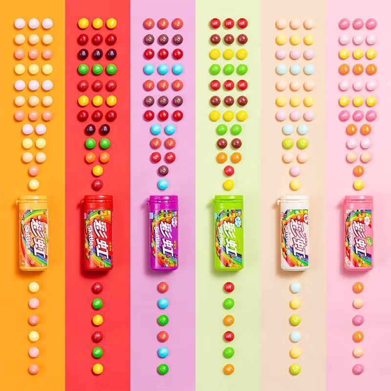 Skittles Candy Gift Box 16.91oz(479g)*1Box Production Date Format(YY/ MM/ DD)
