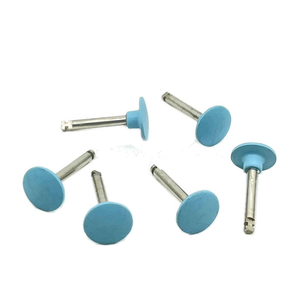 6 個歯科複合研磨ツール歯科シリコーン研削ヘッド低速機械研磨歯科ツール