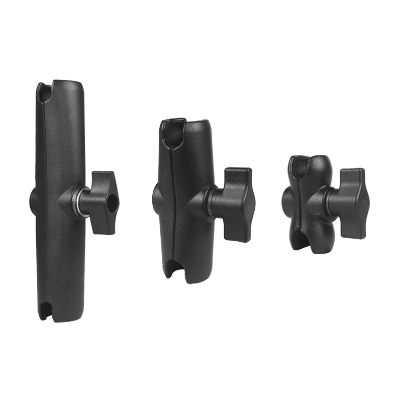 Double Socket Arm Aluminum Alloy for RAM Mounts 5.5cm 9.5cm 15cm Lights Camera Extension Holder 1" Ball Head Mount Adapter Pole