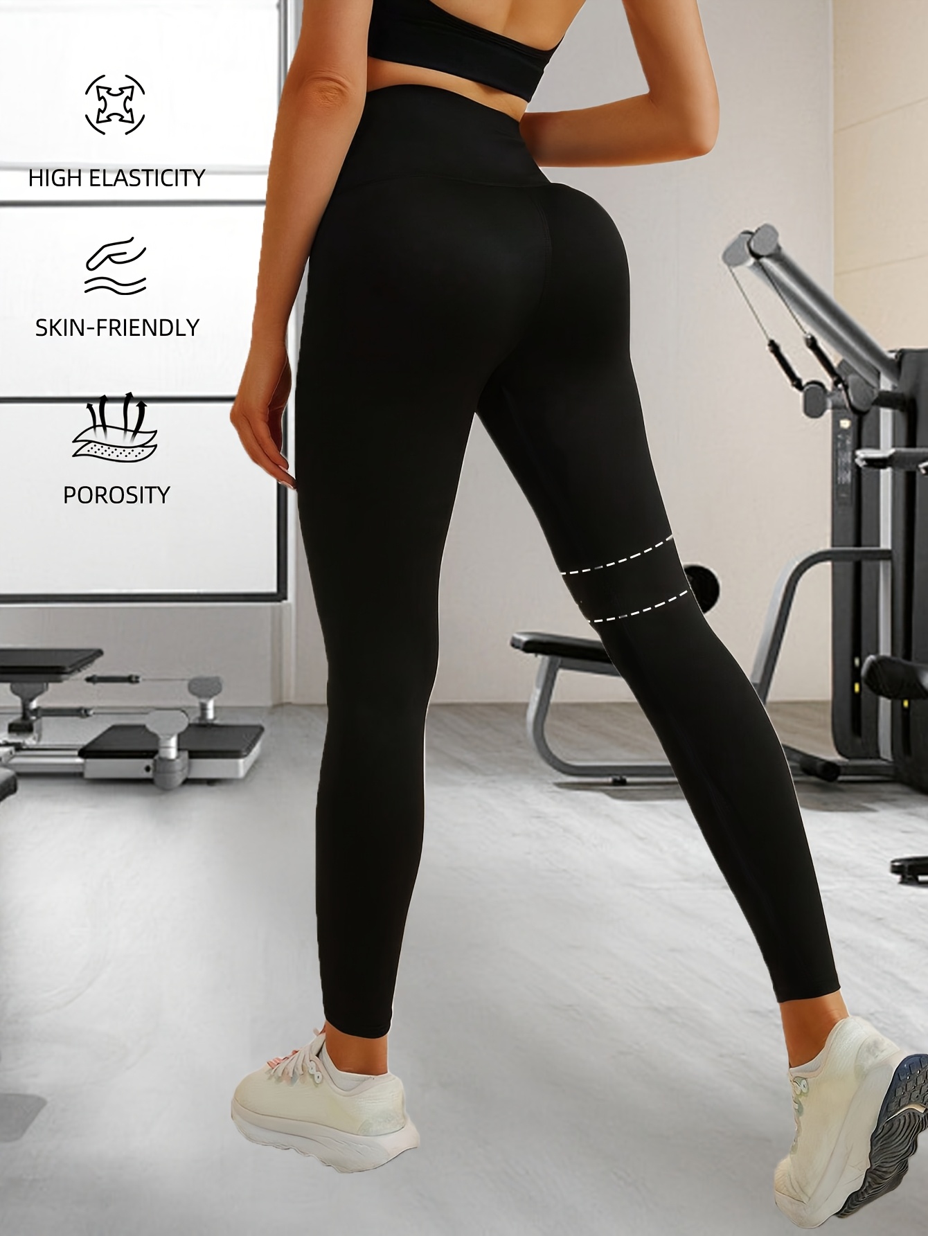 Damen-Leggings mit hoher Taille, formend, mit einer Taille, der die Taille und einer Taille und die Hüfte anhebt, das das Korsett