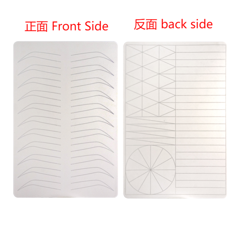 1 Chiếc Microblading 2 Bên Dày Hình Xăm Lông Mày & Môi Thực Hành Da Không Mực Yêu Cầu Thường Trực Nghề Trang Điểm Mới Cho người Mới Bắt Đầu