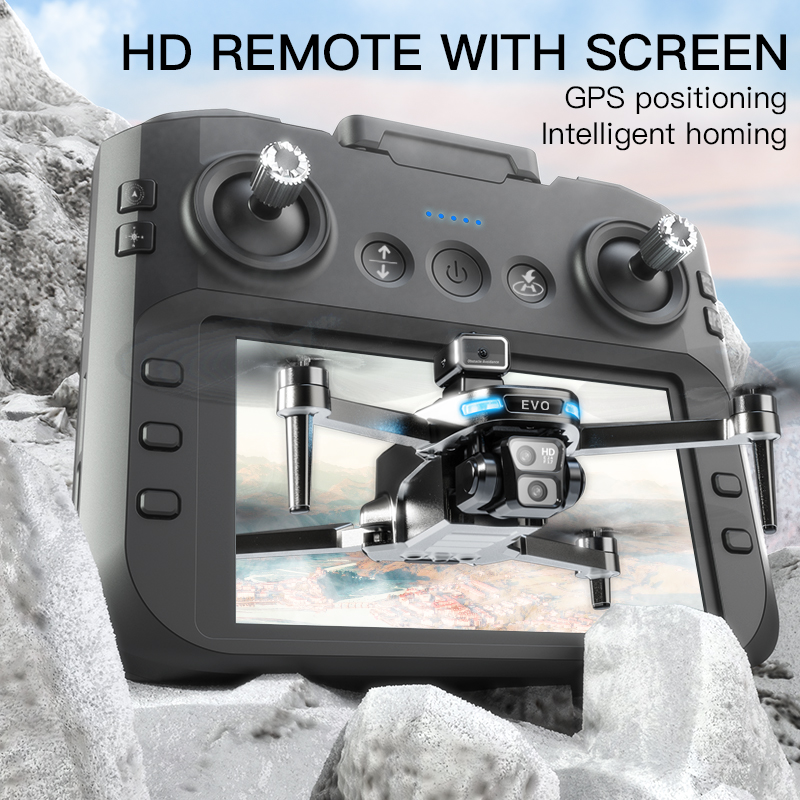 SG901 MAX Drone 8K Cámara dual profesional HD con pantalla GPS 5G WIFI 360 ° Dron Quadcopter plegable sin escobillas para evitar obstáculos