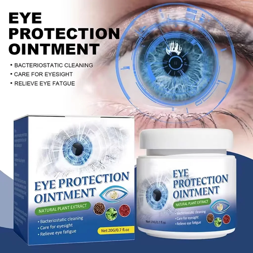 Treatment Myopia Protect Eyesight Cream Rapid Relieve Fatigue Eye Pressure Vision Astigmatism Dry Blurred Eye Health Care Cream