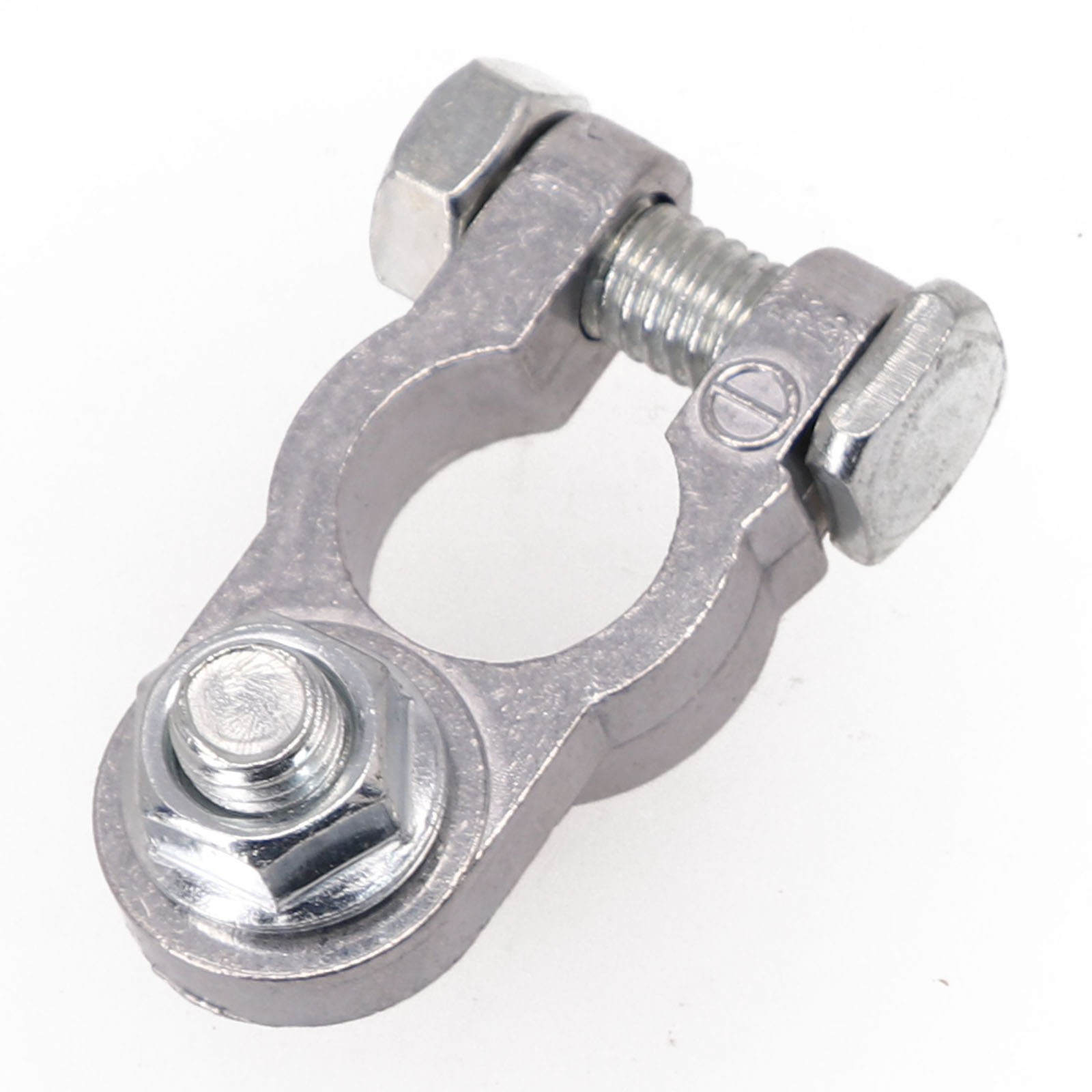 1 Pair Battery Terminal Clamp Zinc Alloy Positive & Negative Pole Auto Car Screw Connector Car Battery Terminal Clamp