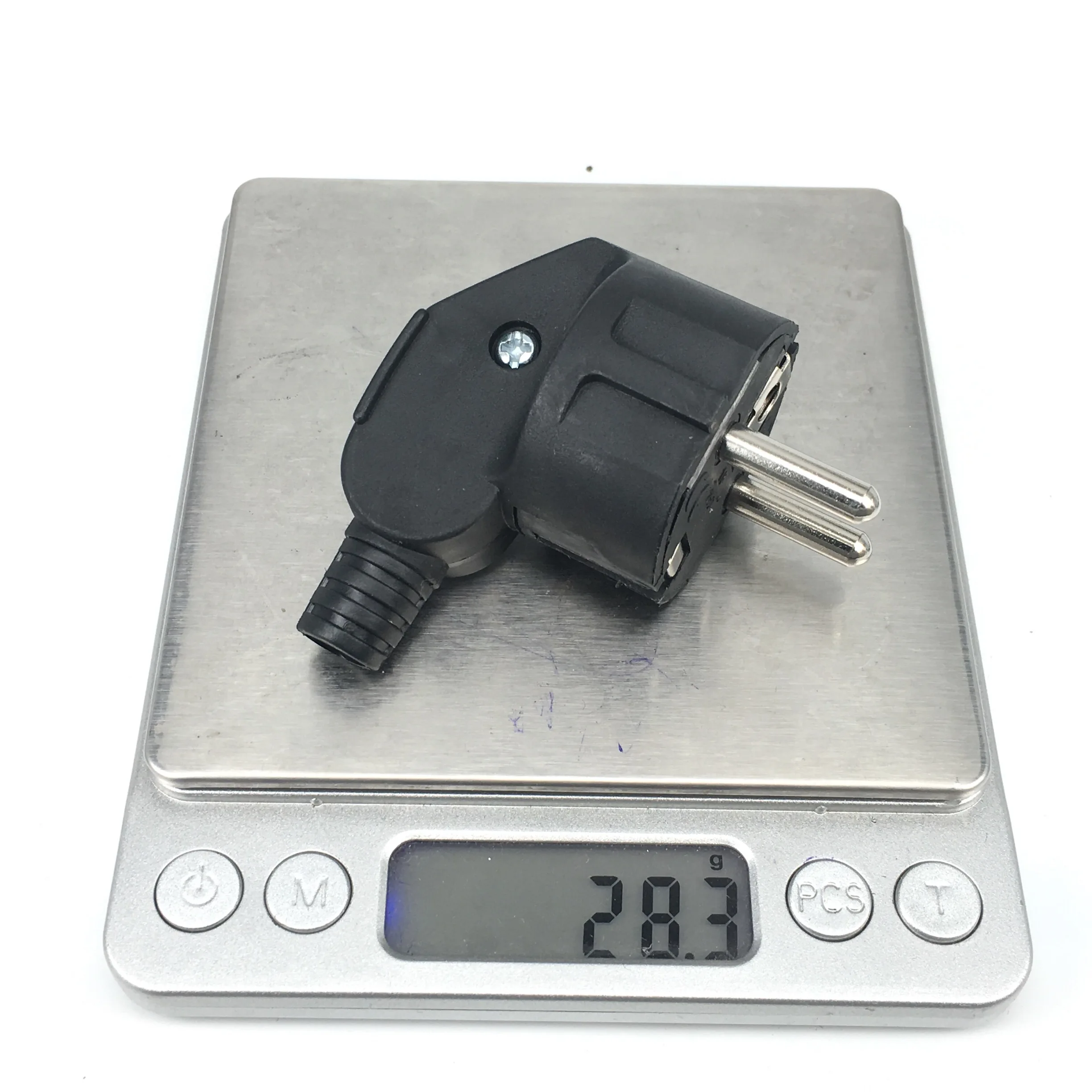EU Plug Adapter 16A Male Replacement Outlet Rewireable Schuko Electeic Socket Euro Connector For Power Extension Cable