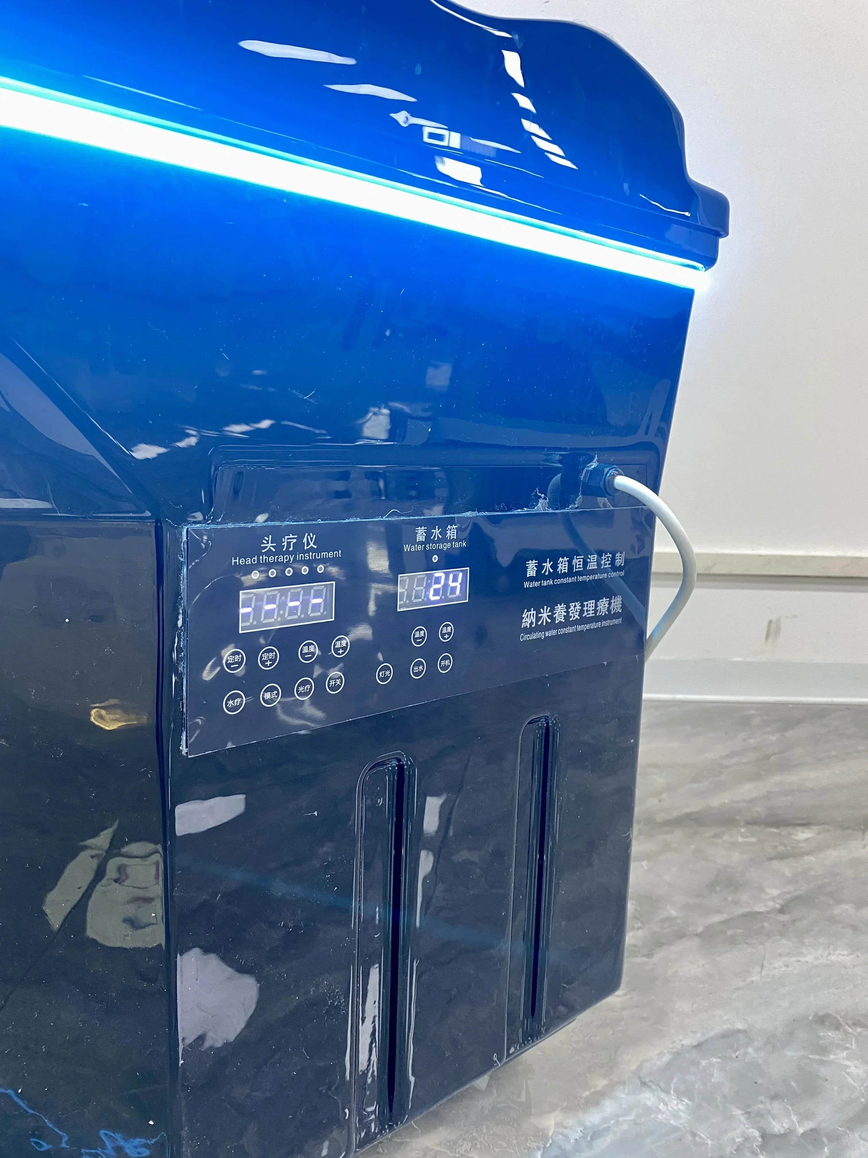 Chaise d'évier de champo en Denim Portable, tête de styliste, arche de Spa, chaise de shampoing, meubles de salon, mouvement, MQ50SC