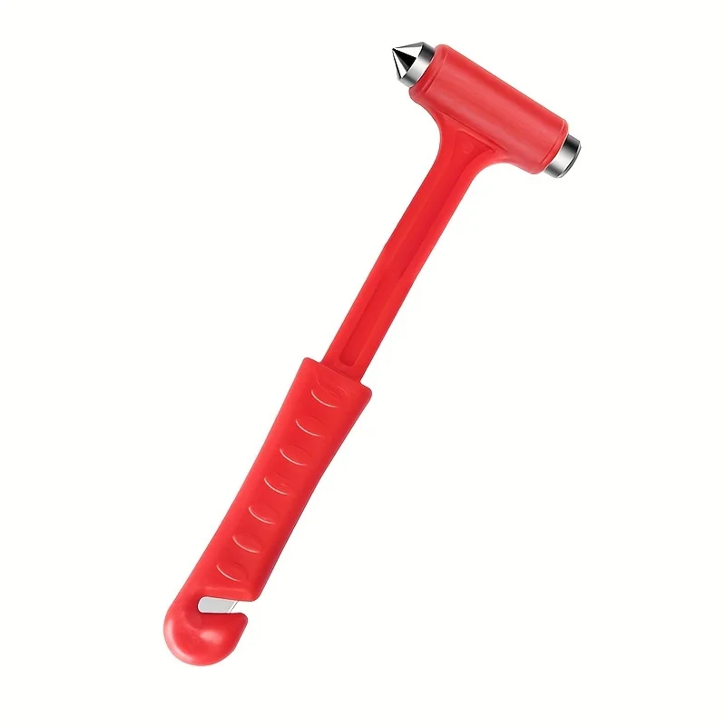 2in 1 1pc Martello di sicurezza multifunzionale Interruttore per finestre Mini martello di sicurezza solido Strumento di fuga di emergenza