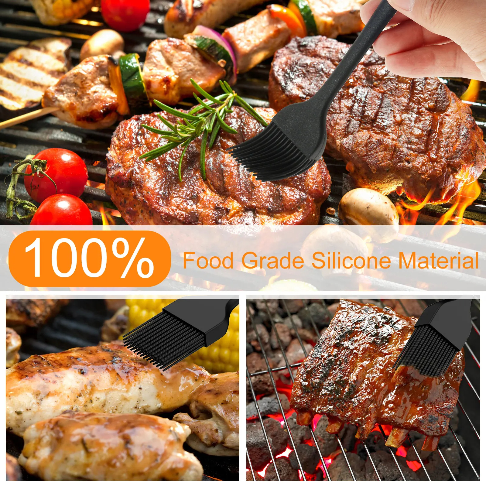 มัลติฟังก์ชั่นย่าง Rack ใช้งานร่วมกับ Airfryer Dehydrator BBQ Rack Steamer ย่างเครื่องมือทําอาหารสําหรับ Air Fryer อุปกรณ์เสริม