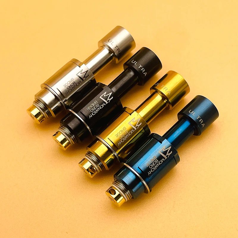 DSX Monarchy Mobb Ultra Mini puente RBA para BB Billet Boro Mod con pines de aire de 1,0/1,2/1,5/2,0/2,5/3,0mm vs Mobb V2 RBA