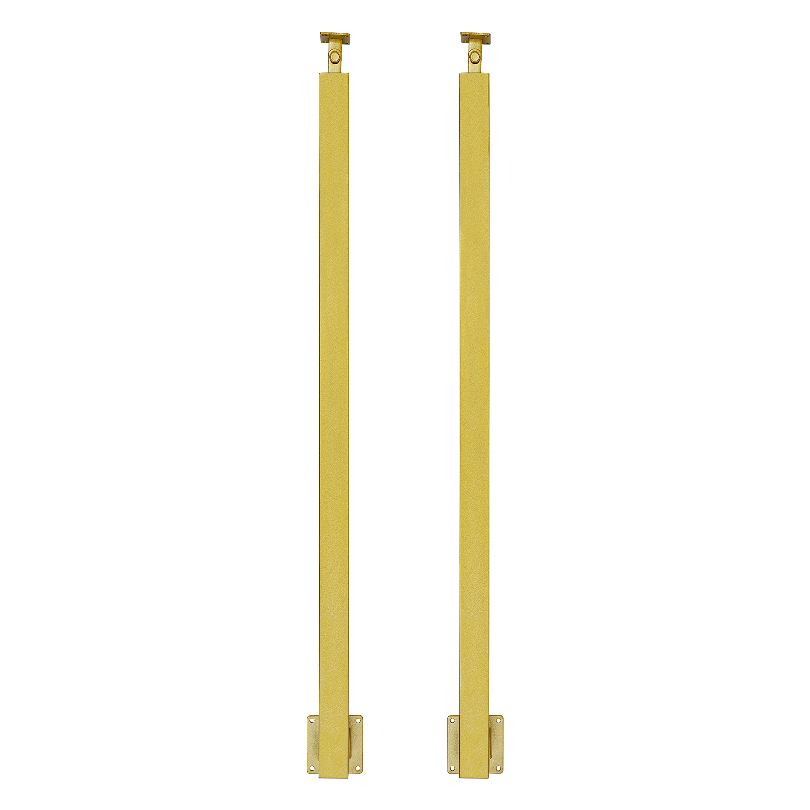 Balusters de metal para escada, 2 peças, eixos decorativos de aço, postes de trilhos de escada ajustáveis para deck, varanda, escada