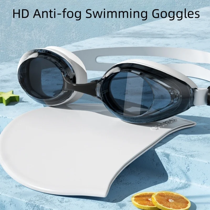 Gafas de natación profesionales impermeables, gafas antiniebla 100% protección UV sin fugas para adultos, hombres, mujeres y jóvenes