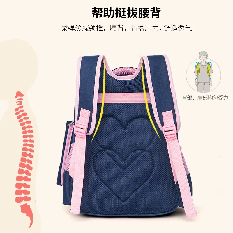 Children's Backpack Korean Version with Reduced Load Reflective Hard Shell Primary School Students Large Capacity Waterproof