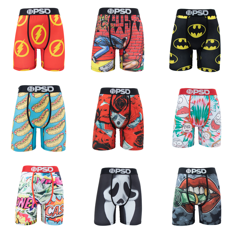 1 pièces Sexy hommes sous-vêtements boxeurs mode impression caleçons hommes boxeurs hommes culottes grande taille respirant homme Boxer slips troncs