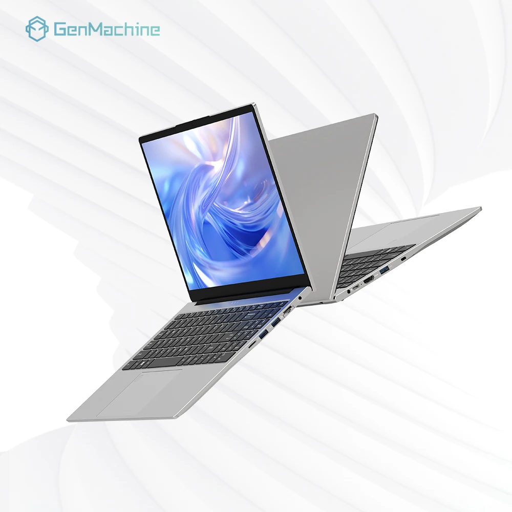 Genmachine 15.6” Laptop Computer Intel Core Ultra 125H 60Hz Arc Graphics DDR5 4800Mhz M.2 2280 NVME Business Gaming Laptops