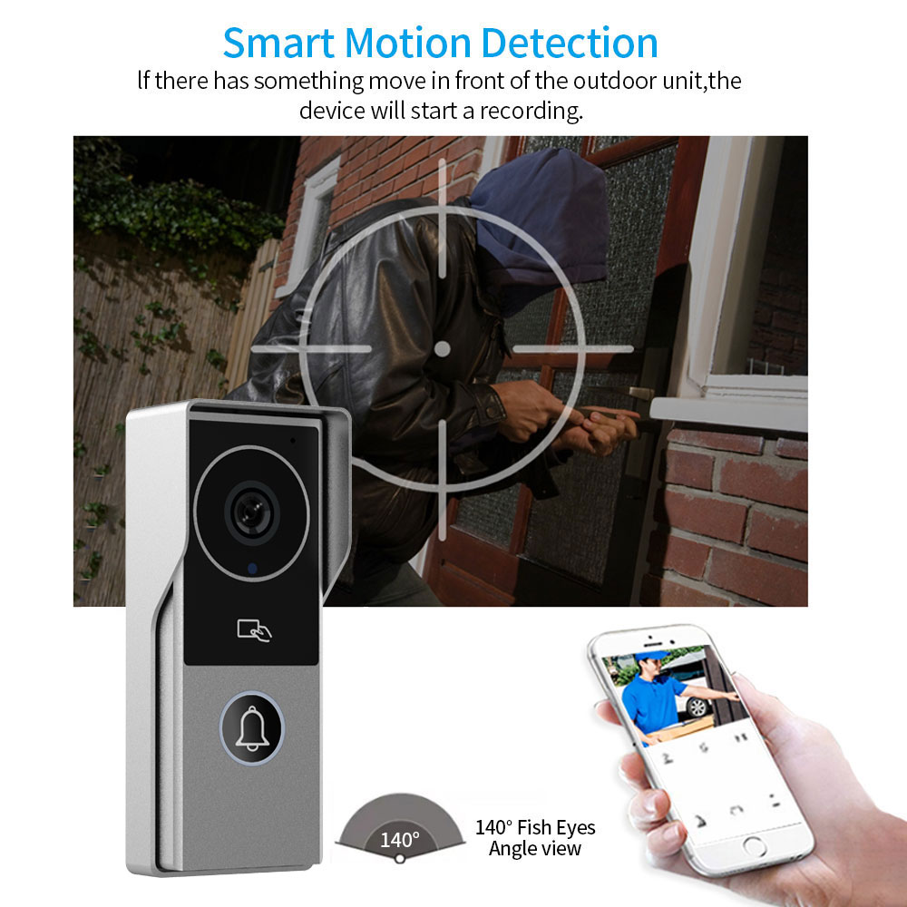 Wifi Tuya App wideodomofon 1080P wideodomofon kamera HD do mieszkania 7/10 calowy monitor dotykowy odblokuj jednym klawiszem wykrywanie ruchu