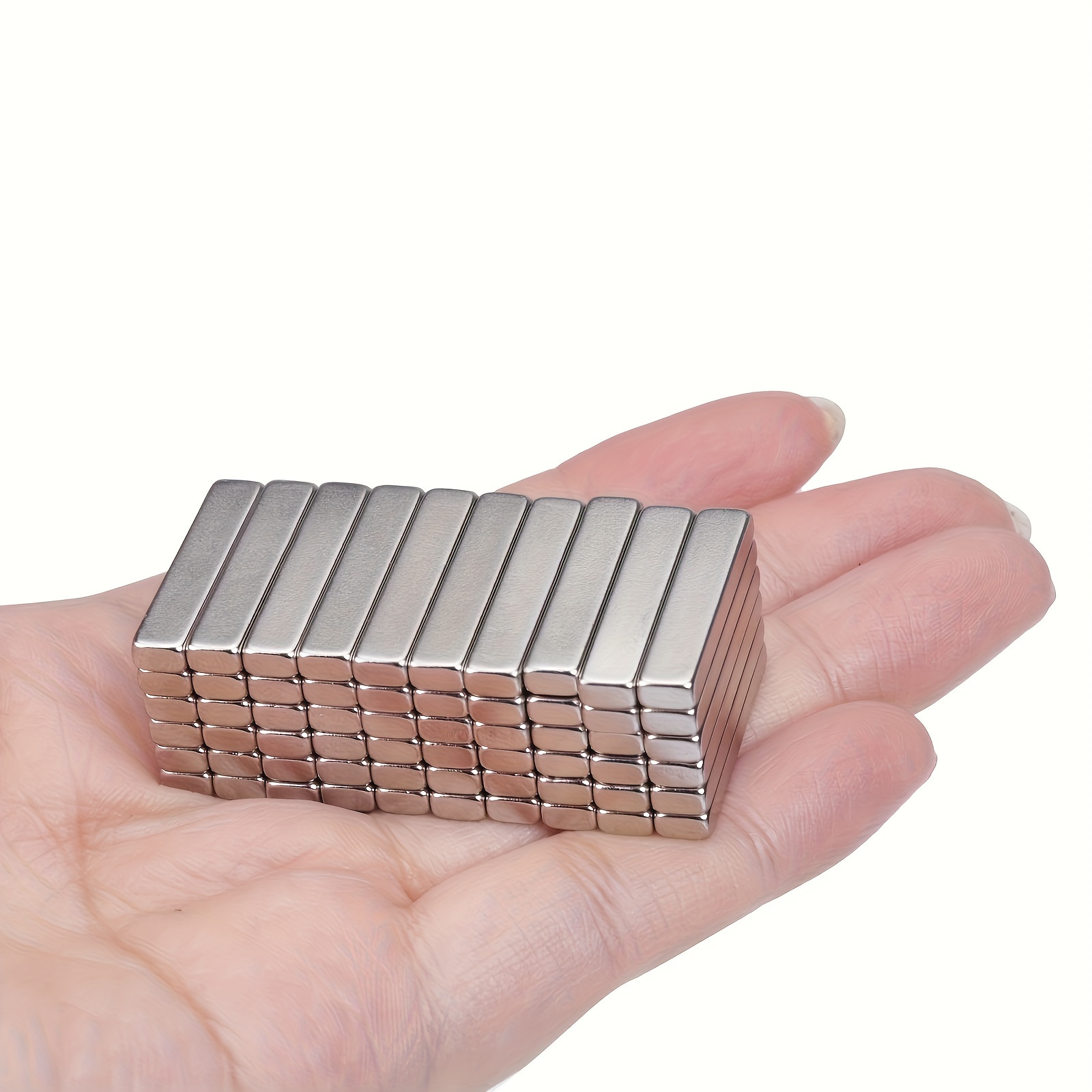 20x5x2.  30/60pcs Magnets Bar, Small Rectangular Magnets, Multi-Use Magnets for Fridge, Kitchen