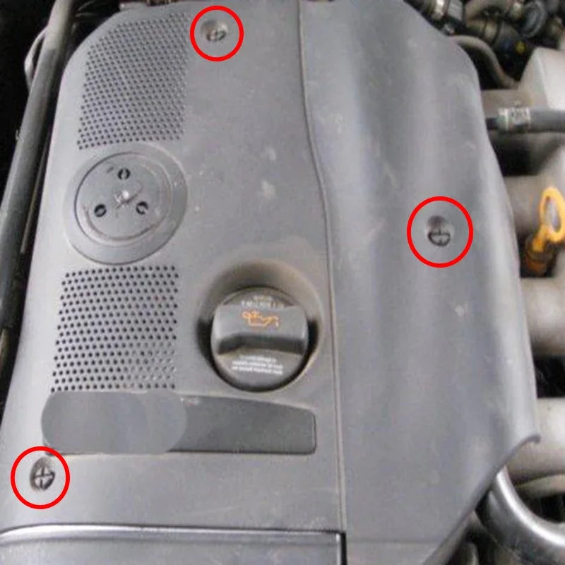 Para Audi A4 B5 B6 B7 A6 C4 C5 A8 D2 cubierta superior del motor Clips de giro N 90642001