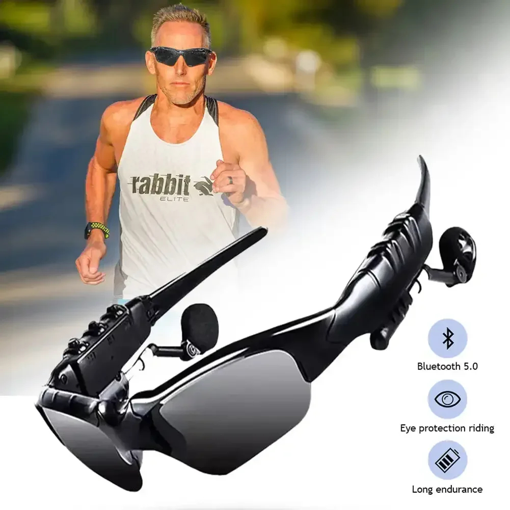Sportowe stereofoniczne bezprzewodowe okulary rowerowe Bluetooth 5.0 zestaw słuchawkowy telefoniczne spolaryzowane okulary przeciwsłoneczne do jazdy/Mp3 okulary do jazdy konnej