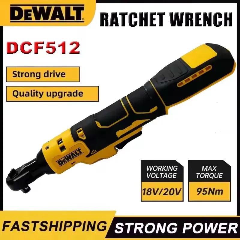 Dewalt DCF512 Llave de ángulo recto de trinquete sin escobillas de 1/2 pulgadas Controlador inalámbrico LED Llave de potencia de velocidad variable Herramientas eléctricas de 20 V