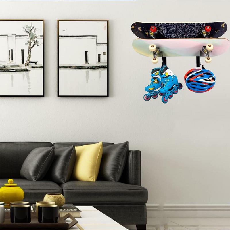 Skateboard Wandmontage Skateboard Hangers Voor Muur Skateboard Rack Horizontale Opslag Ontwerp Voor Deck Skateboard Ski Board