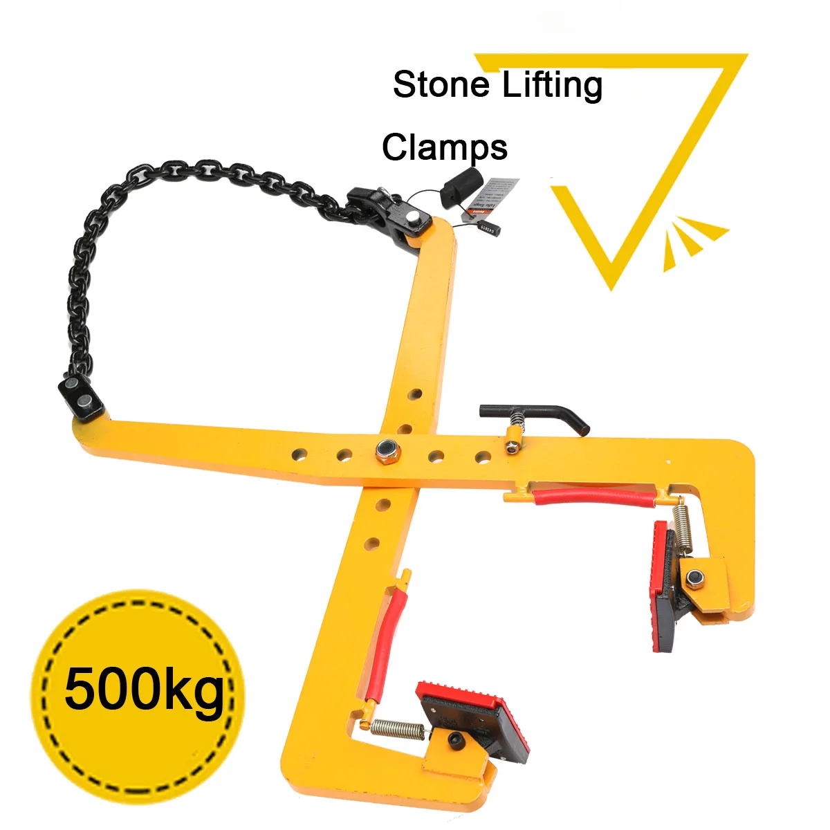 280/500kg Plate Crane Clamp Stone Girder Curbstone Pliers Sidewalk Offset Pliers curbstone Girder Lifter
