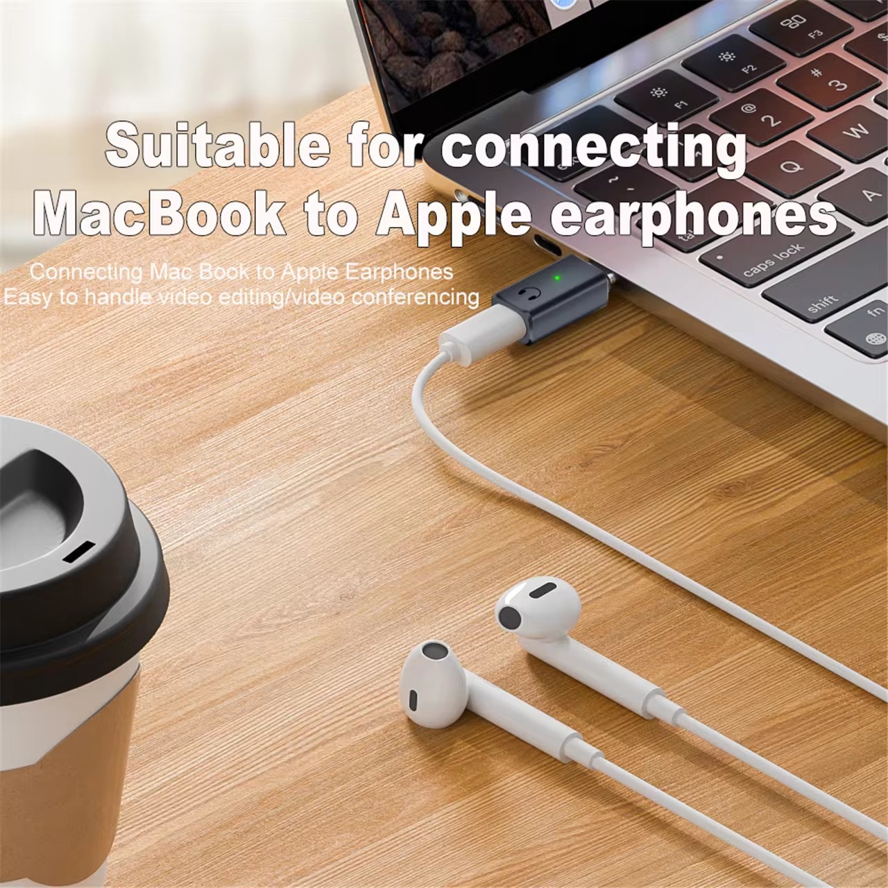 1 peça usb c para tipo c jack áudio hi-fi qualidade de som tipo c para relâmpago adaptador usb c para iphone power mac ipad conector