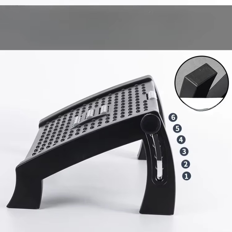 Ottoman Anti-cross Legs Six Adjustable Ottoman Step on The Ottoman Office Desk To Relieve Office Stress Adjust Sitting Posture